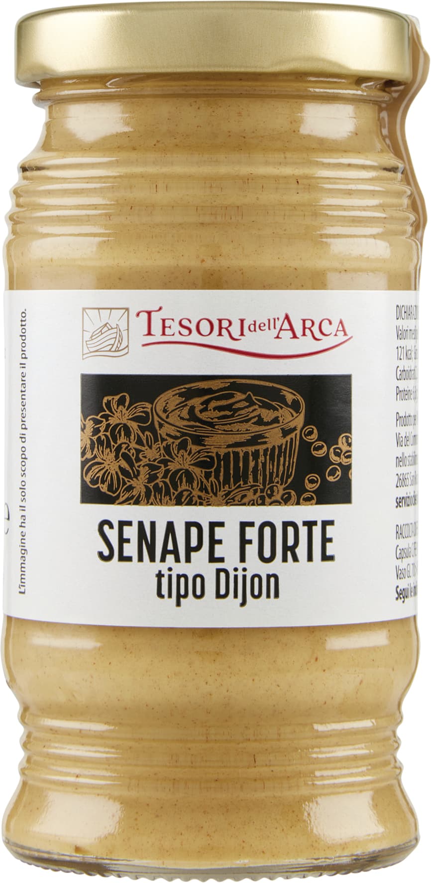 TESORI DELL'ARCA Senape Media Senape Forte tipo Dijon 134 g – immagine 1