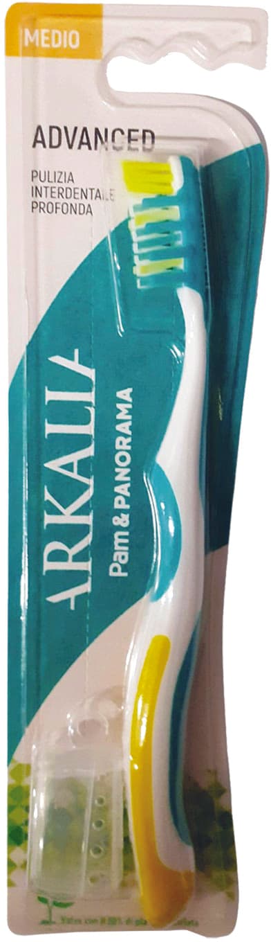 Spazzolino advanced setole medie con copritestina ARKALIA 1 pezzo – immagine 1