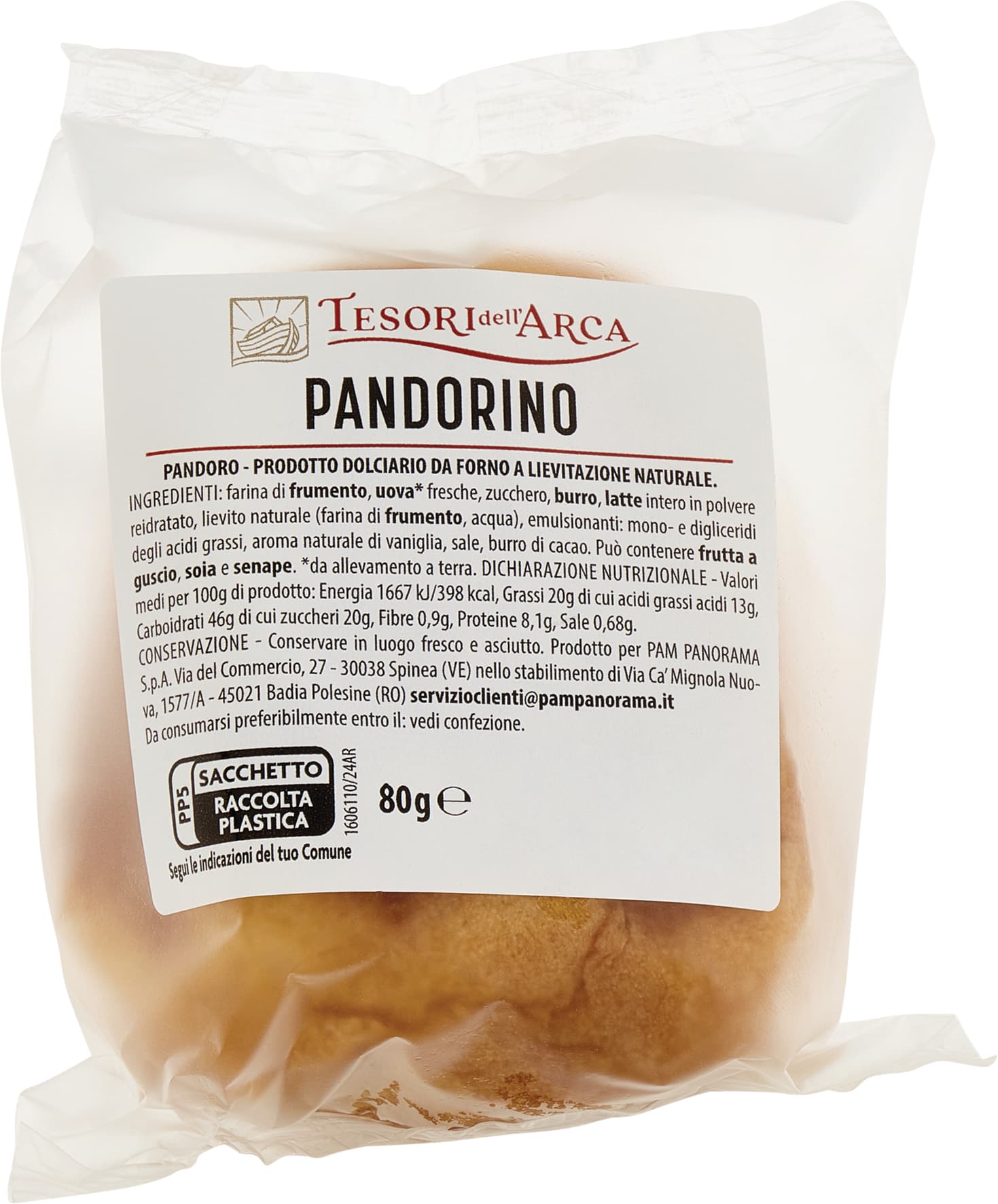 PAM Qualità per te Pandorino 80 g – immagine 1