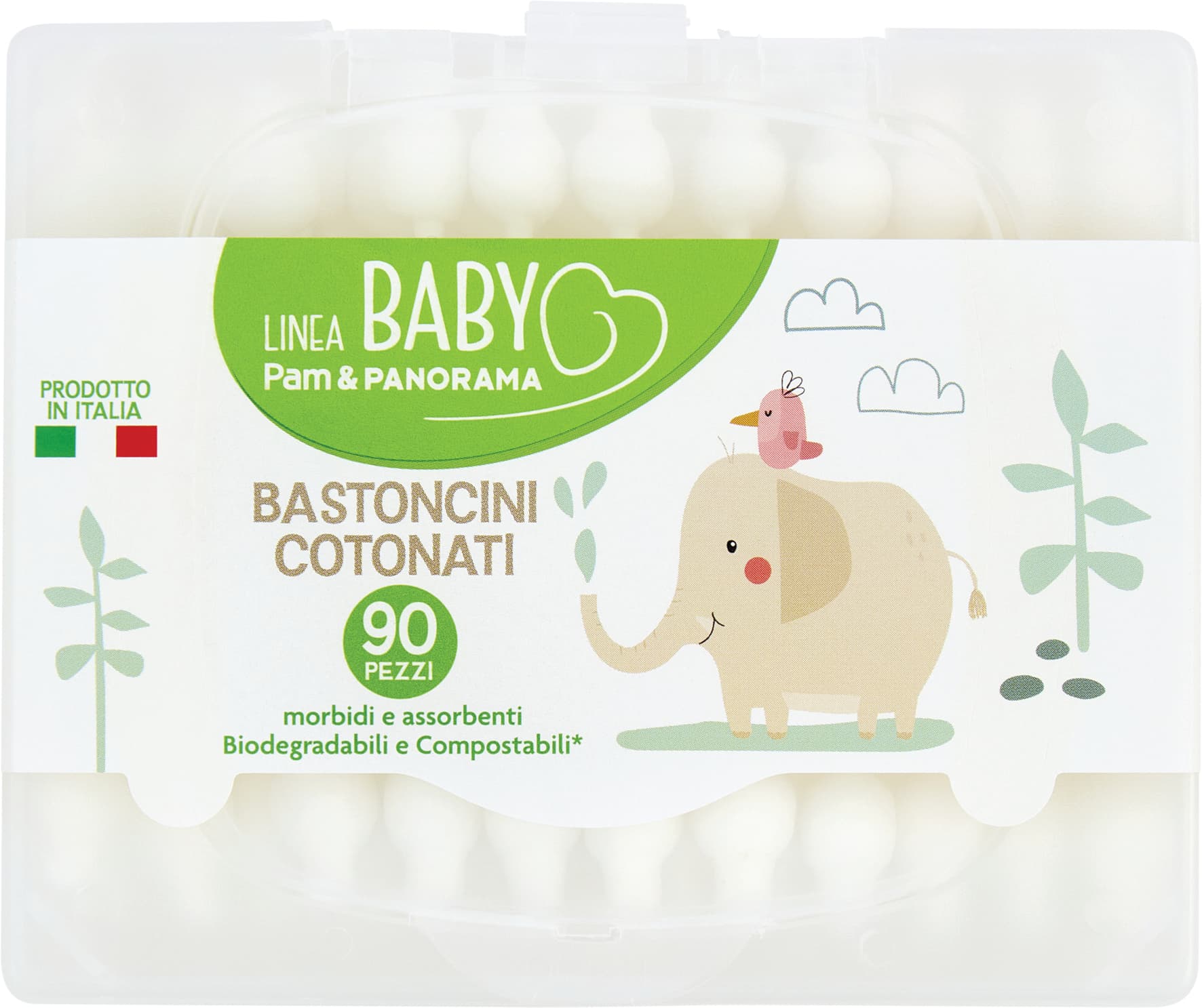 PAM Qualità per te Bastoncini cotonati baby 90 pz – immagine 1
