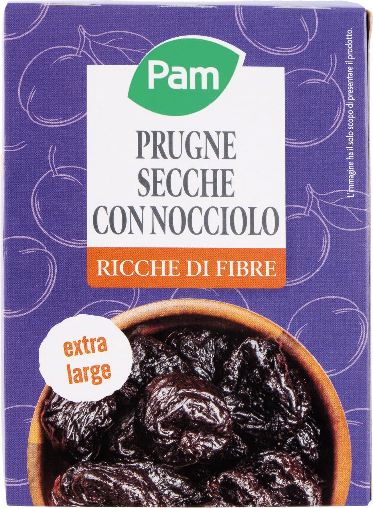PAM PANORAMA Prugne Secche con nocciolo 250 g – immagine 1