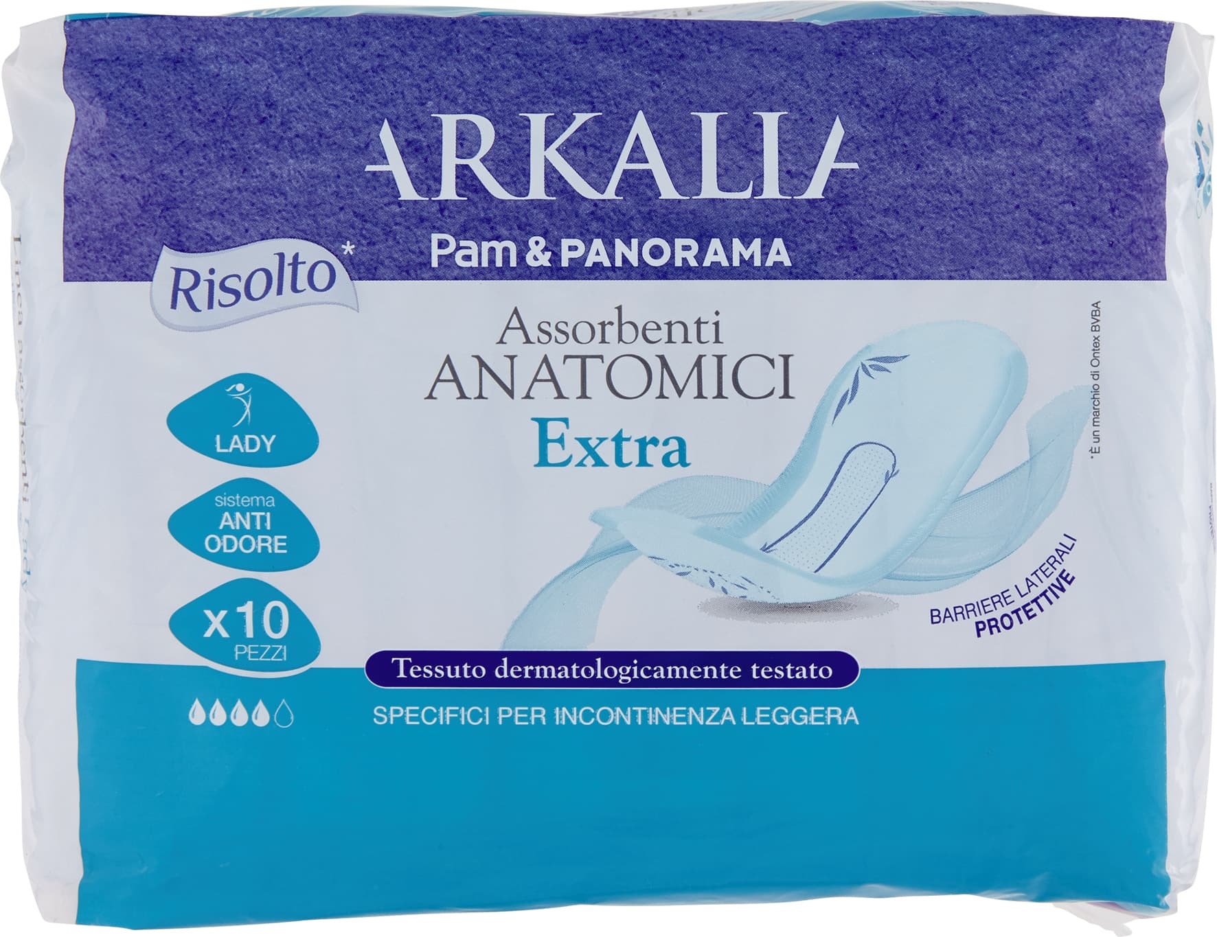 ARKALIA Assorbenti Anatomici Extra Risolto* 10 pz – immagine 1