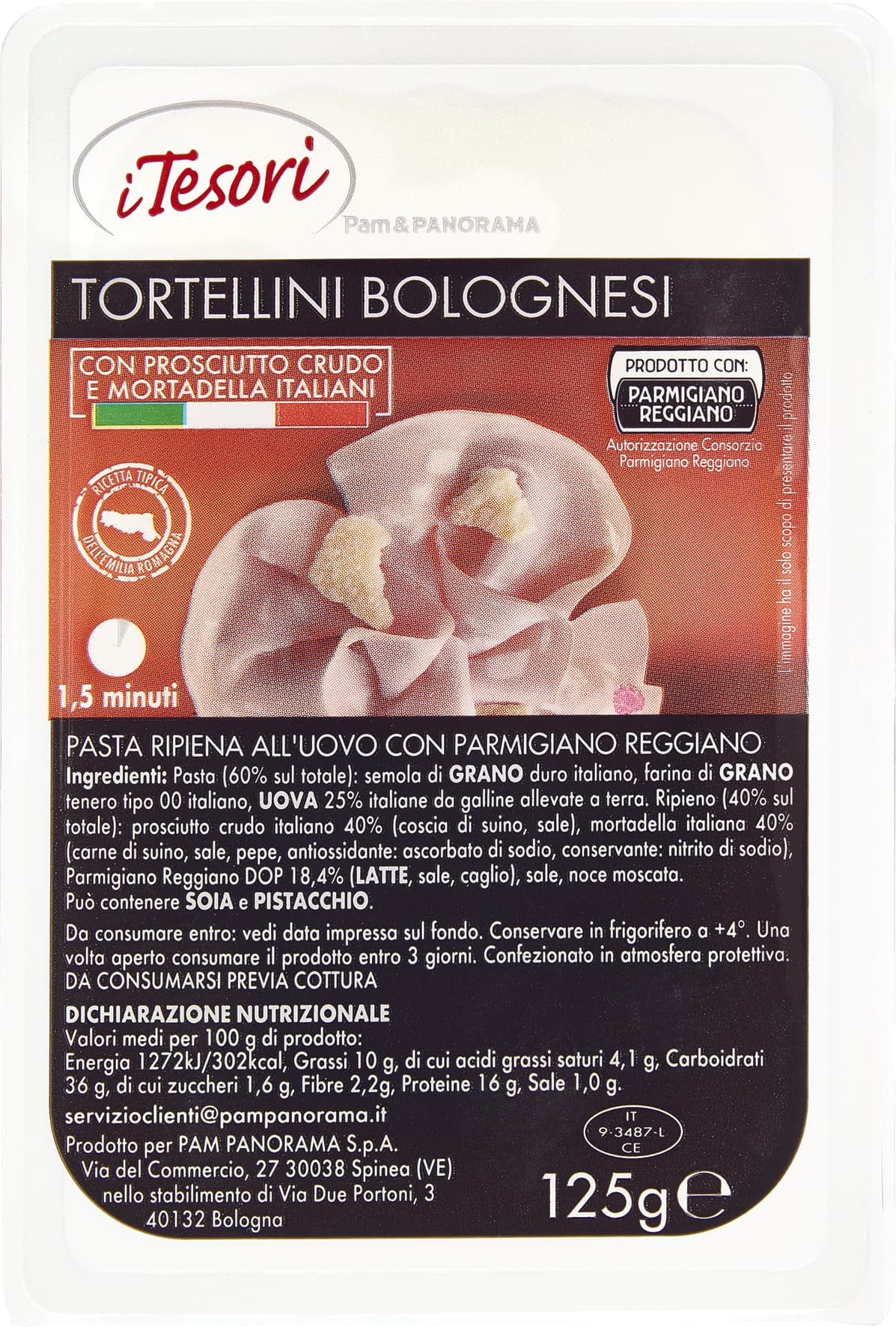 I TESORI Tortellini Bolognesi 125 g – immagine 1