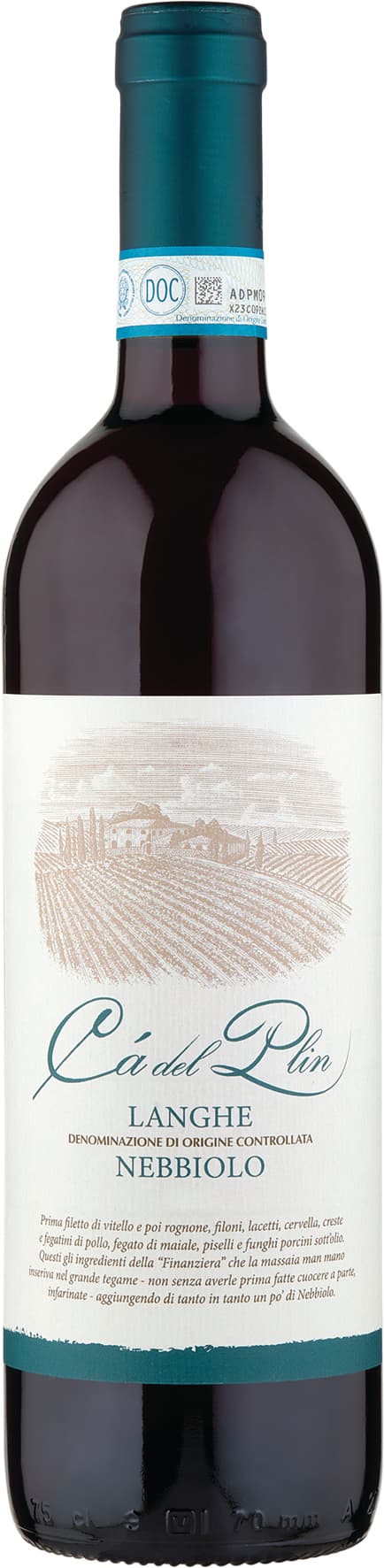 Cà del Plin Langhe DOC Nebbiolo 75 cl – immagine 1