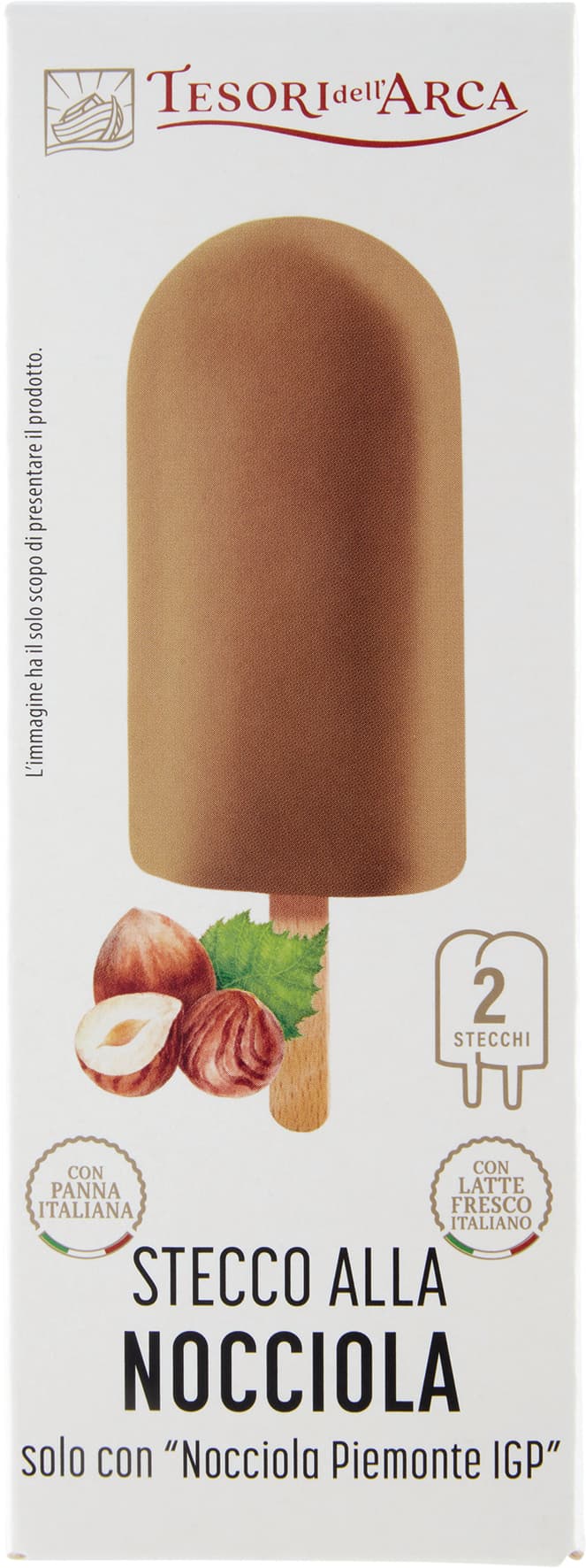 TESORI DELL'ARCA Stecco alla Nocciola solo con "Nocciola Piemonte IGP" 2 x 70 g – immagine 1