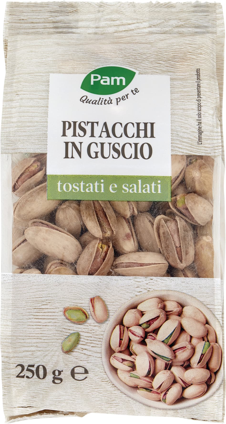 PAM PANORAMA Pistacchi tostati e salati 250 g – immagine 1
