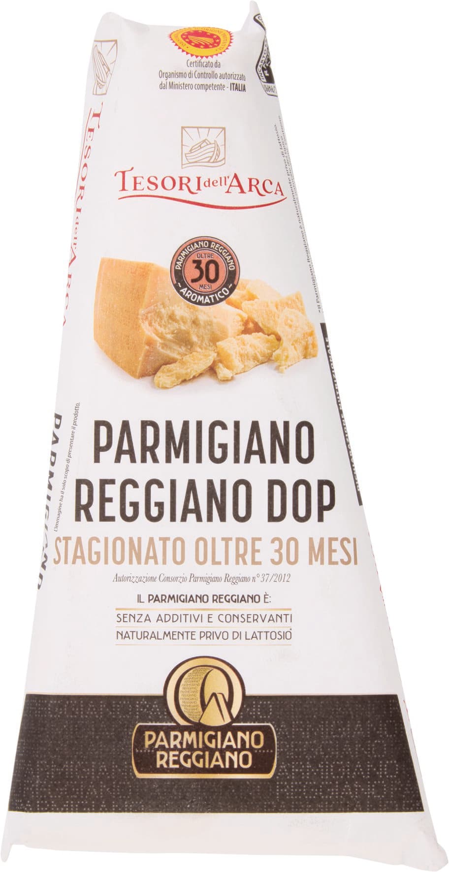 TESORI DELL'ARCA Parmigiano Reggiano DOP Stagionato Oltre 30 Mesi Aromatico 0,300 kg – immagine 1