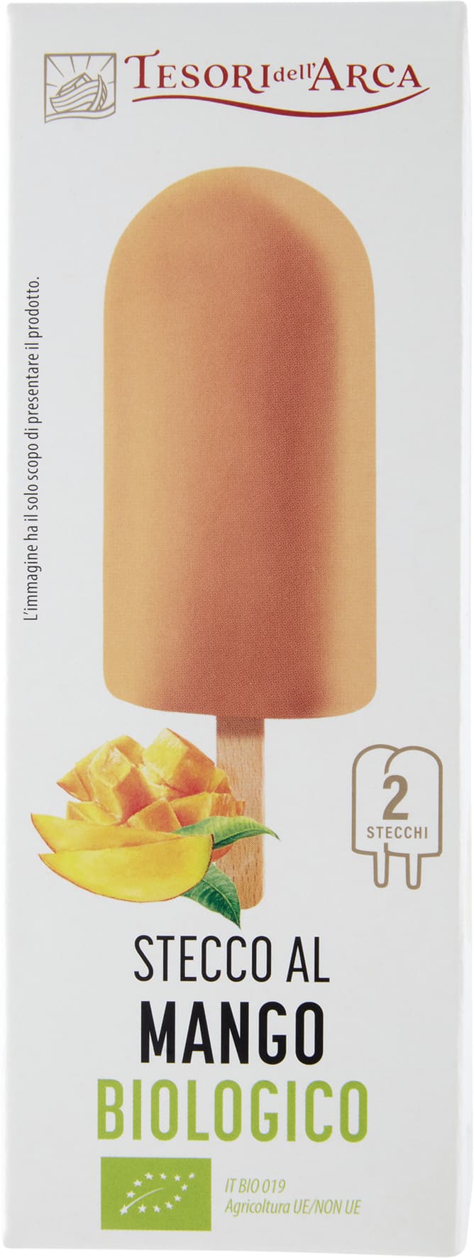 TESORI DELL'ARCA Stecco al Mango Biologico 2 x 70 g – immagine 1