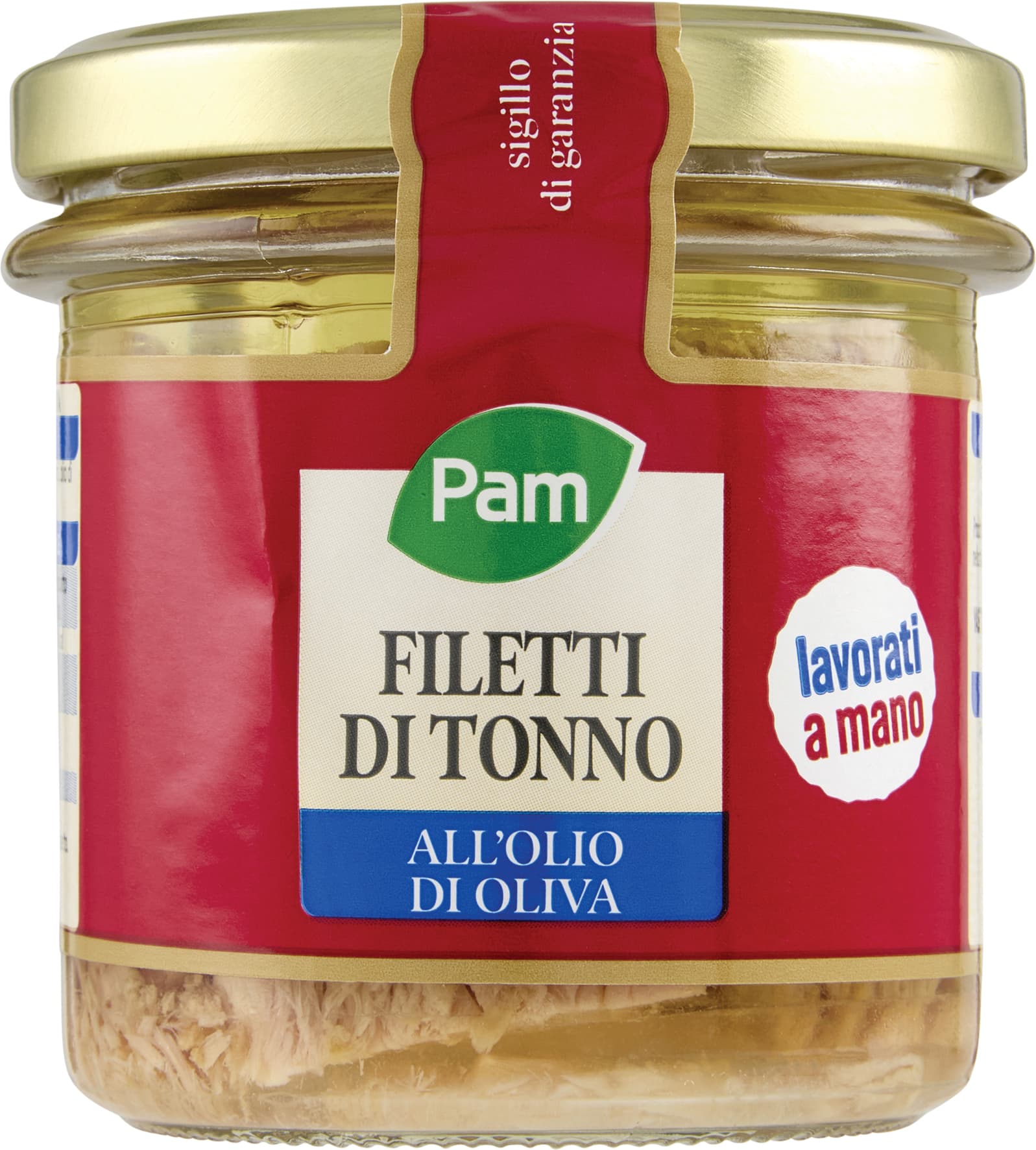 PAM Filetti di Tonno all'Olio di Oliva 130 g – immagine 1