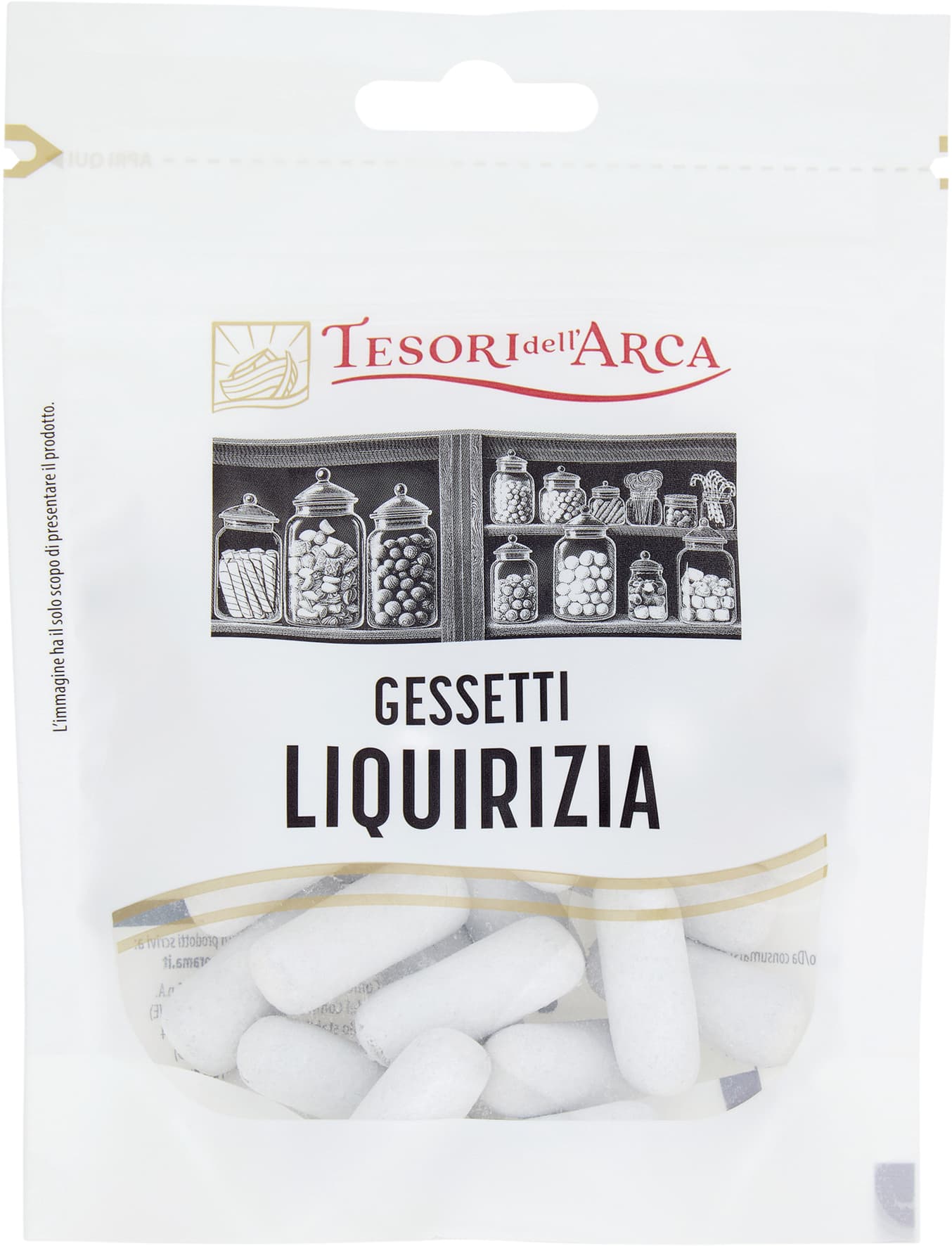 TESORI DELL'ARCA Gessetti Liquirizia 80 g – immagine 1