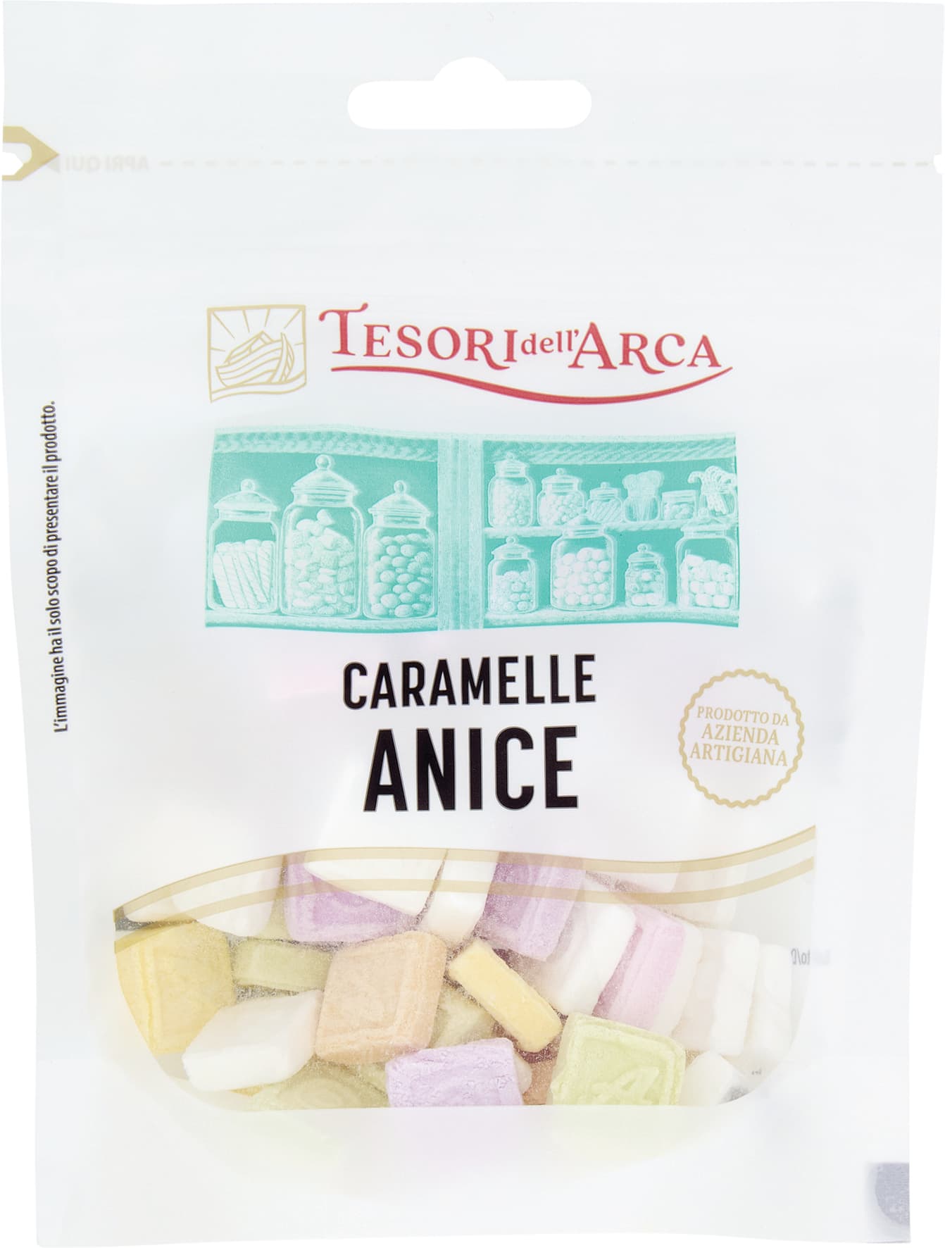 TESORI DELL'ARCA Caramelle Anice 80 g – immagine 1