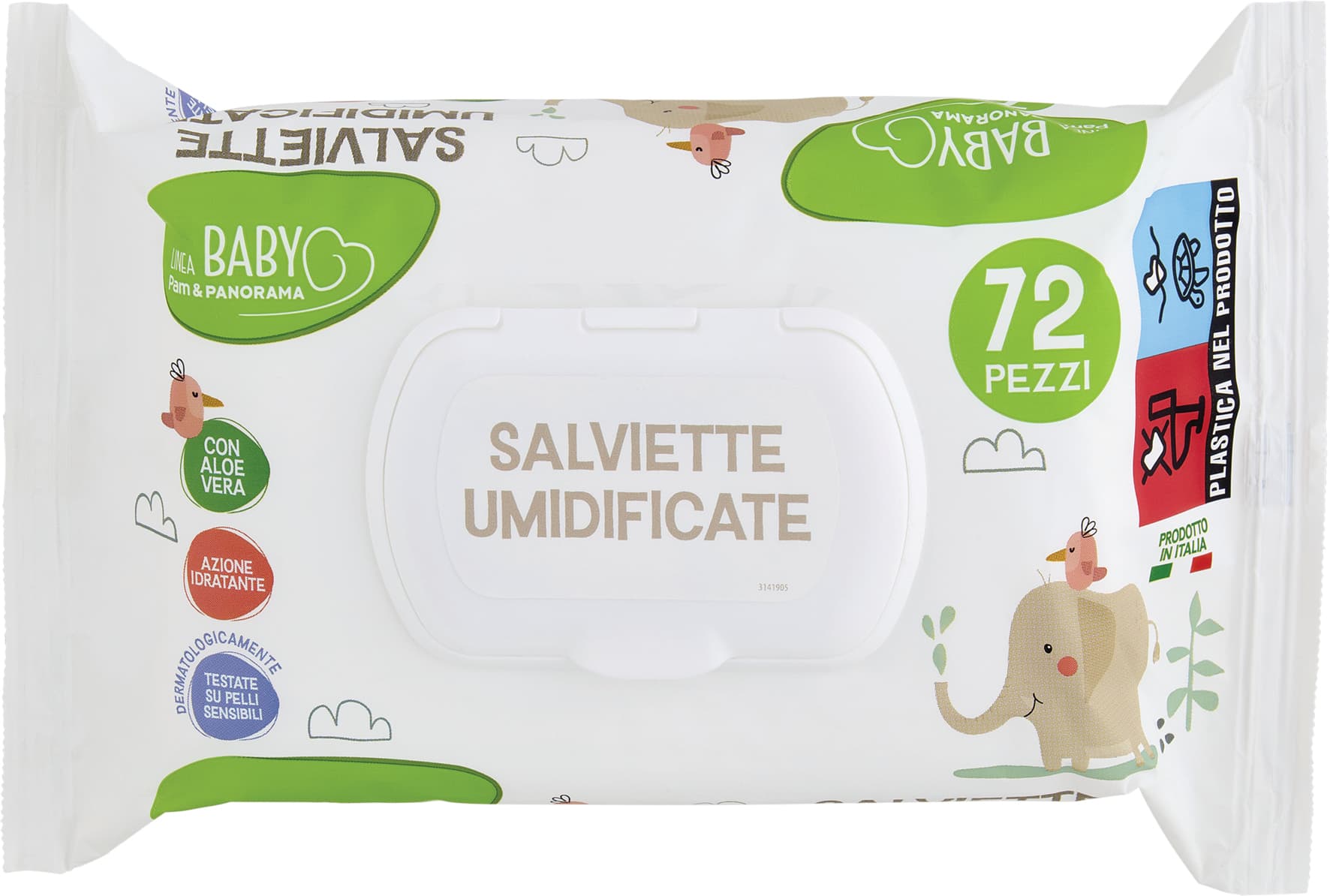 PAM PANORAMA Salviette Umidificate 72 pz – immagine 1