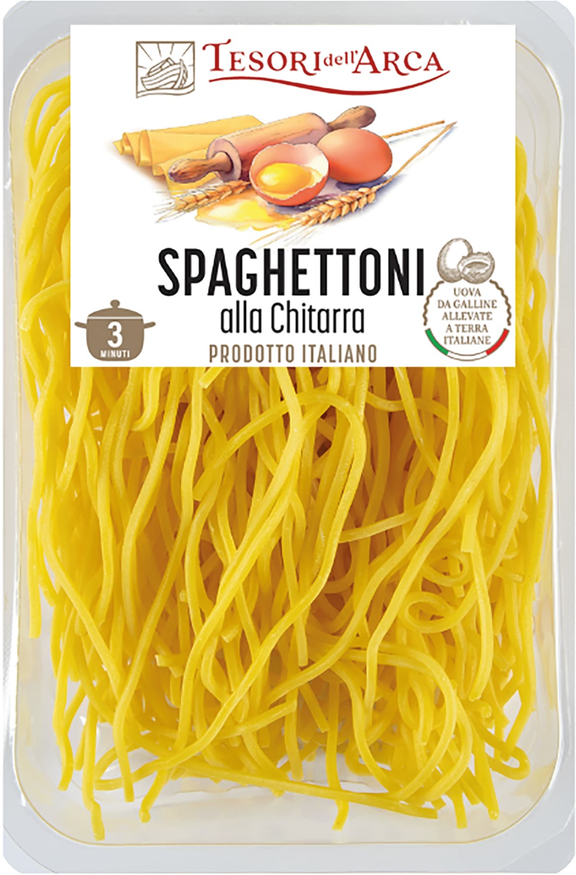 TESORI DELL'ARCA Spaghettoni alla Chitarra 250 g – immagine 1