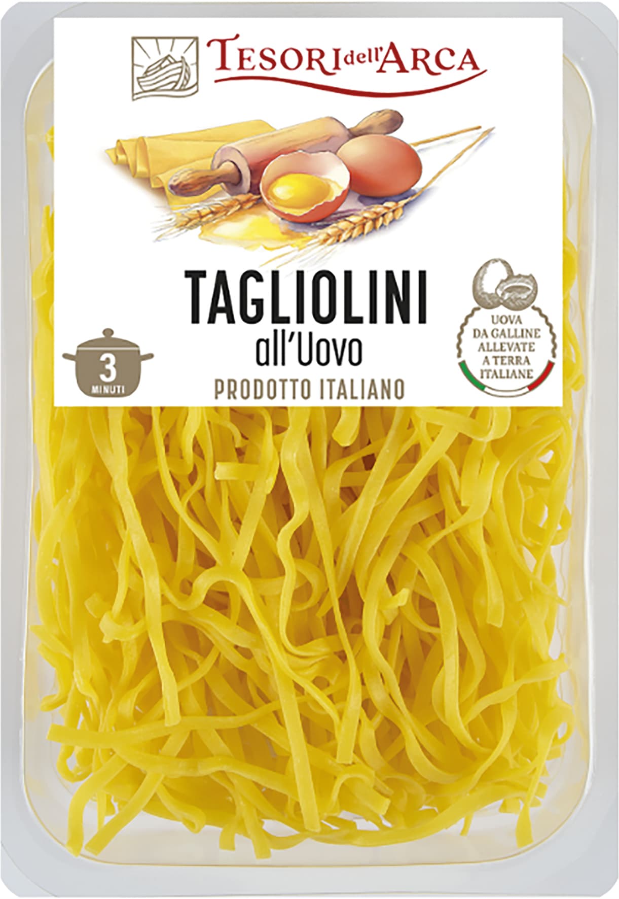 TESORI DELL'ARCA Tagliolini all'Uovo 250 g – immagine 1
