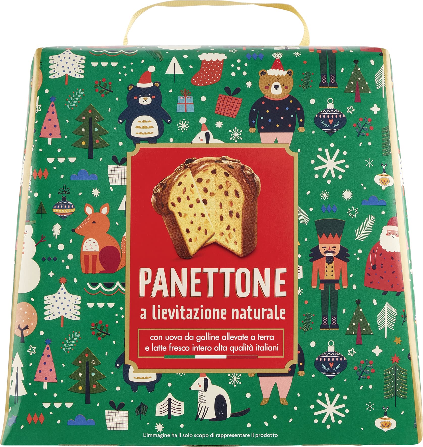PAM PANORAMA Panettone a lievitazione naturale 750 g – immagine 1