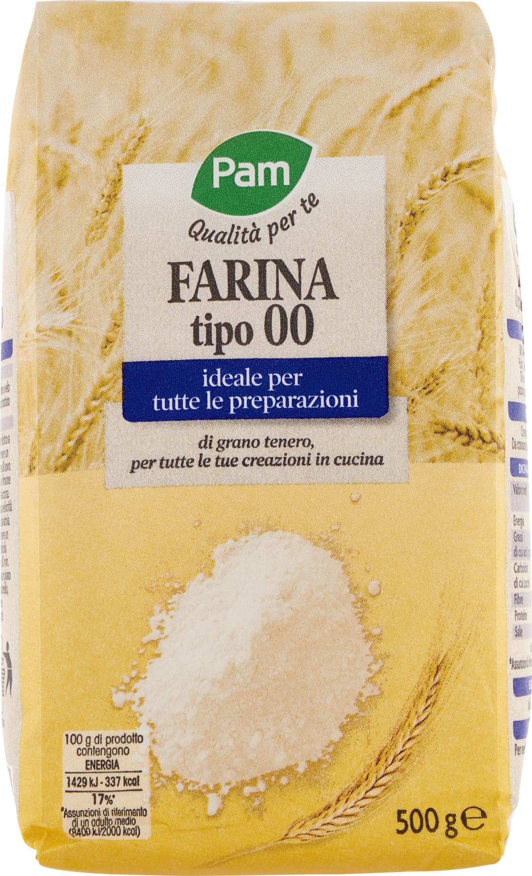 PAM Qualità per te Farina tipo 00 500 g – immagine 1