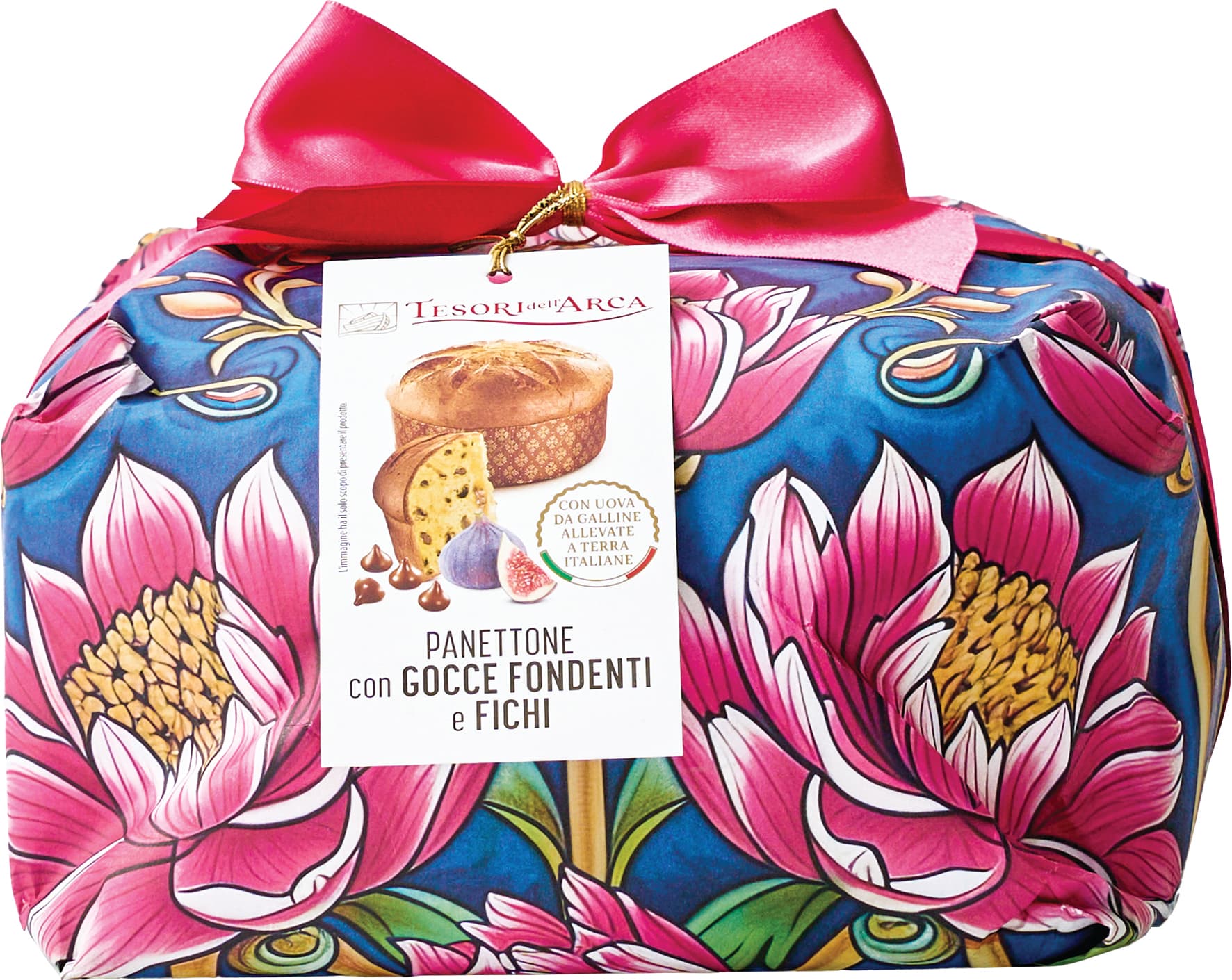 TESORI DELL'ARCA Panettone con Gocce Fondenti e Fichi 1000 g – immagine 1