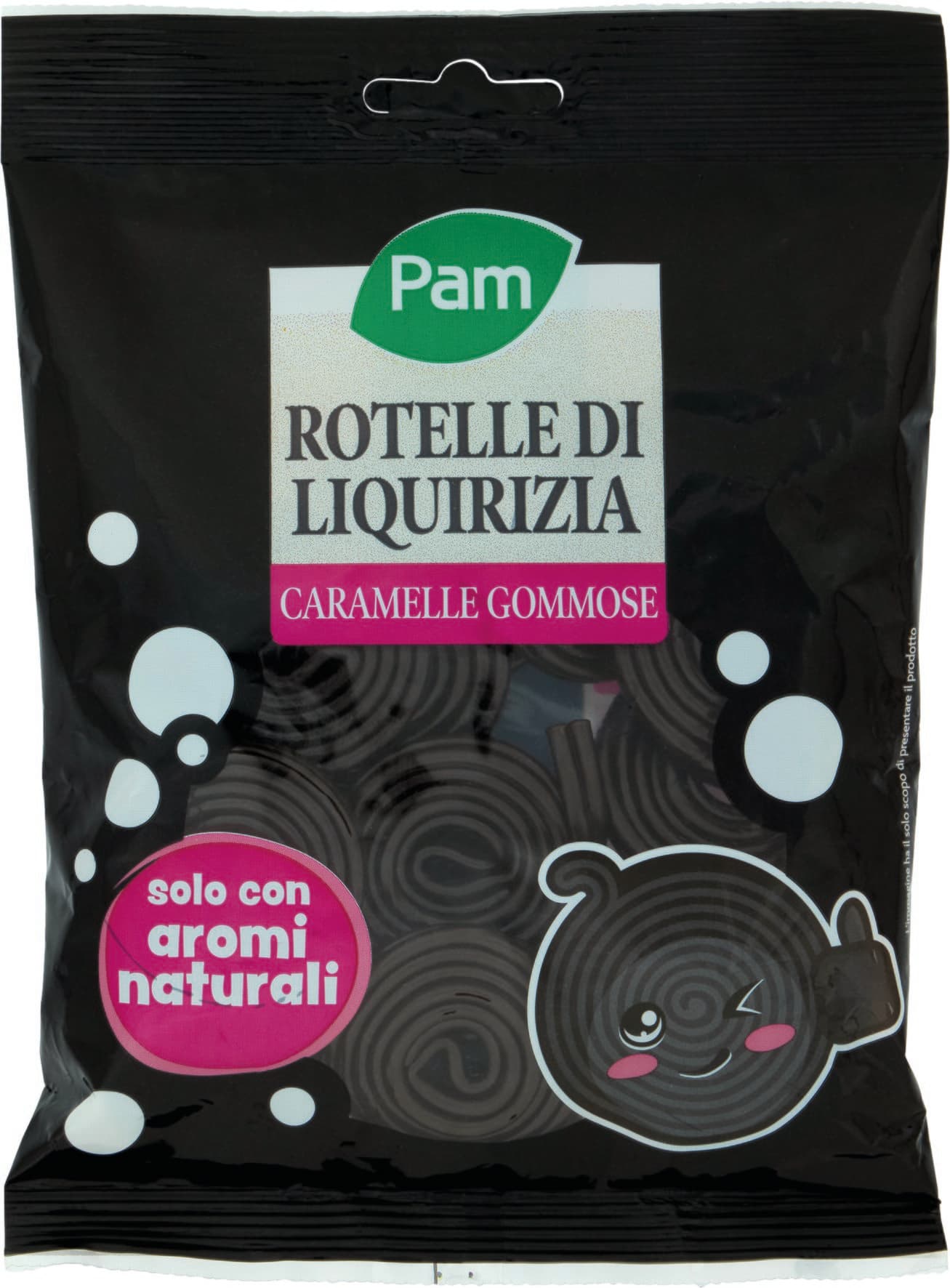 PAM Qualità per te Rotelle caramelle con estratto di liquirizia 175 g – immagine 1