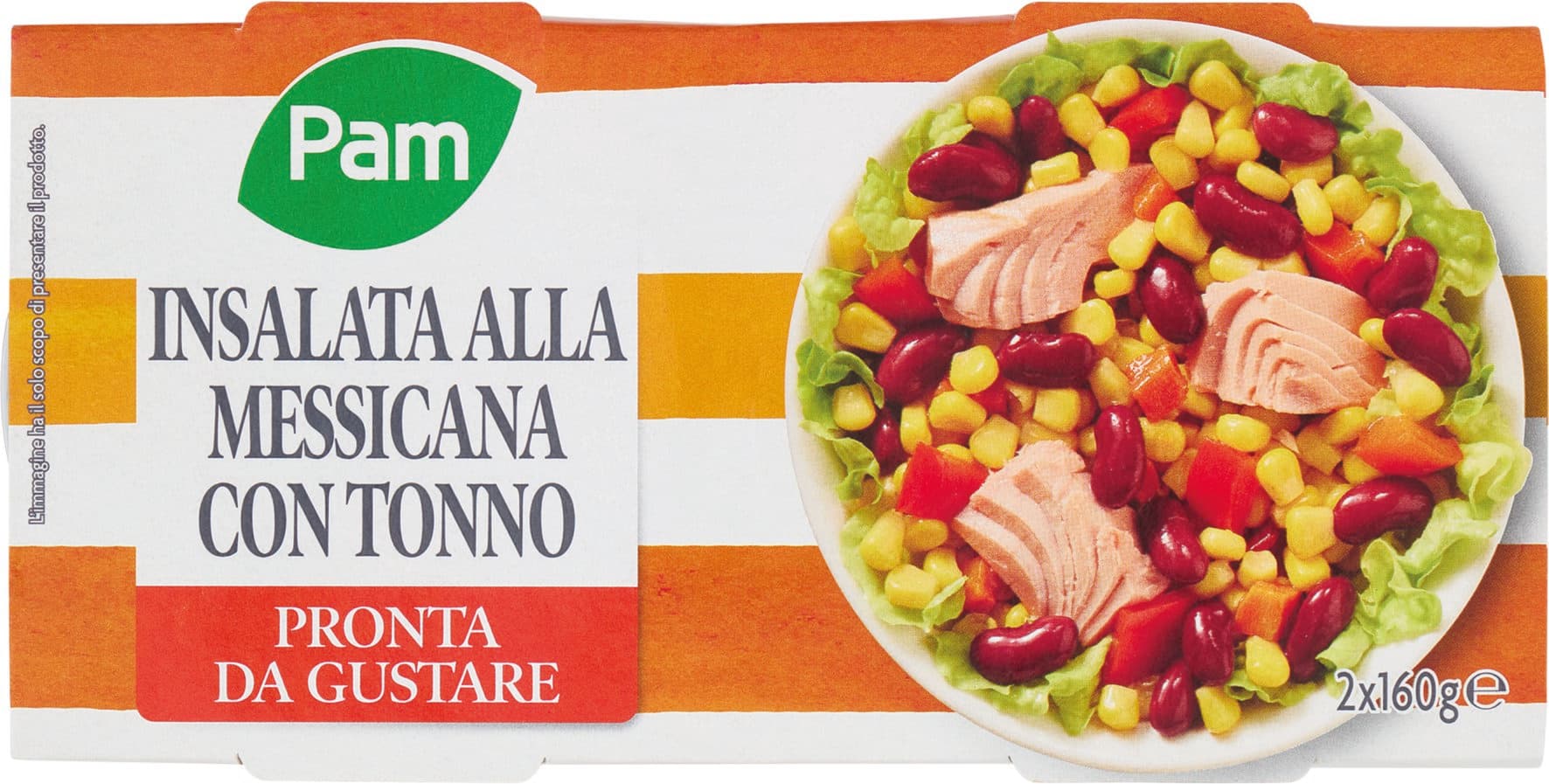 PAM Insalata alla Messicana con Tonno 2 x 160 g – immagine 1
