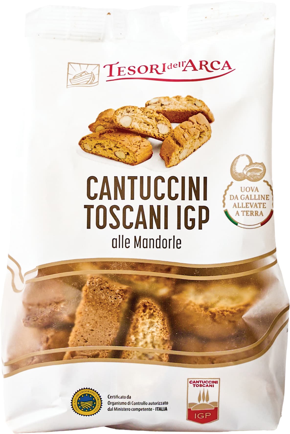 TESORI DELL'ARCA Cantuccini Toscani IGP alle Mandorle 250 g – immagine 1