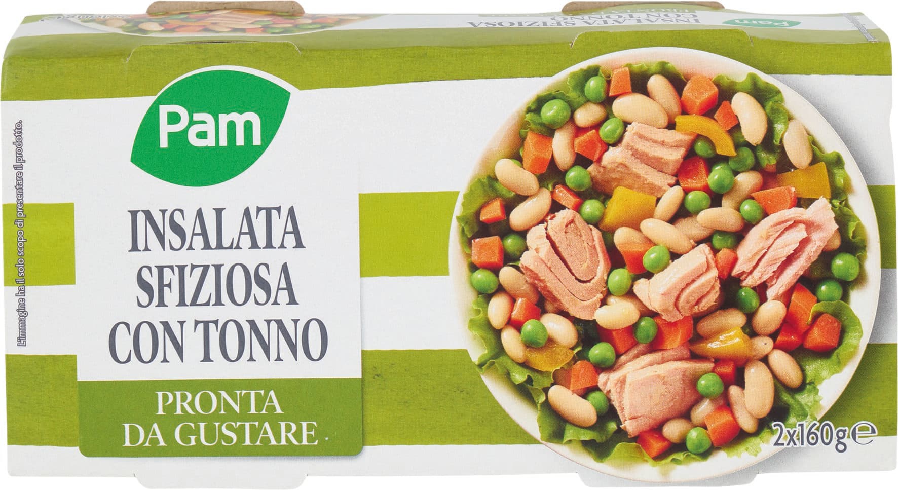 PAM Insalata Sfiziosa con Tonno 2 x 160 g – immagine 1