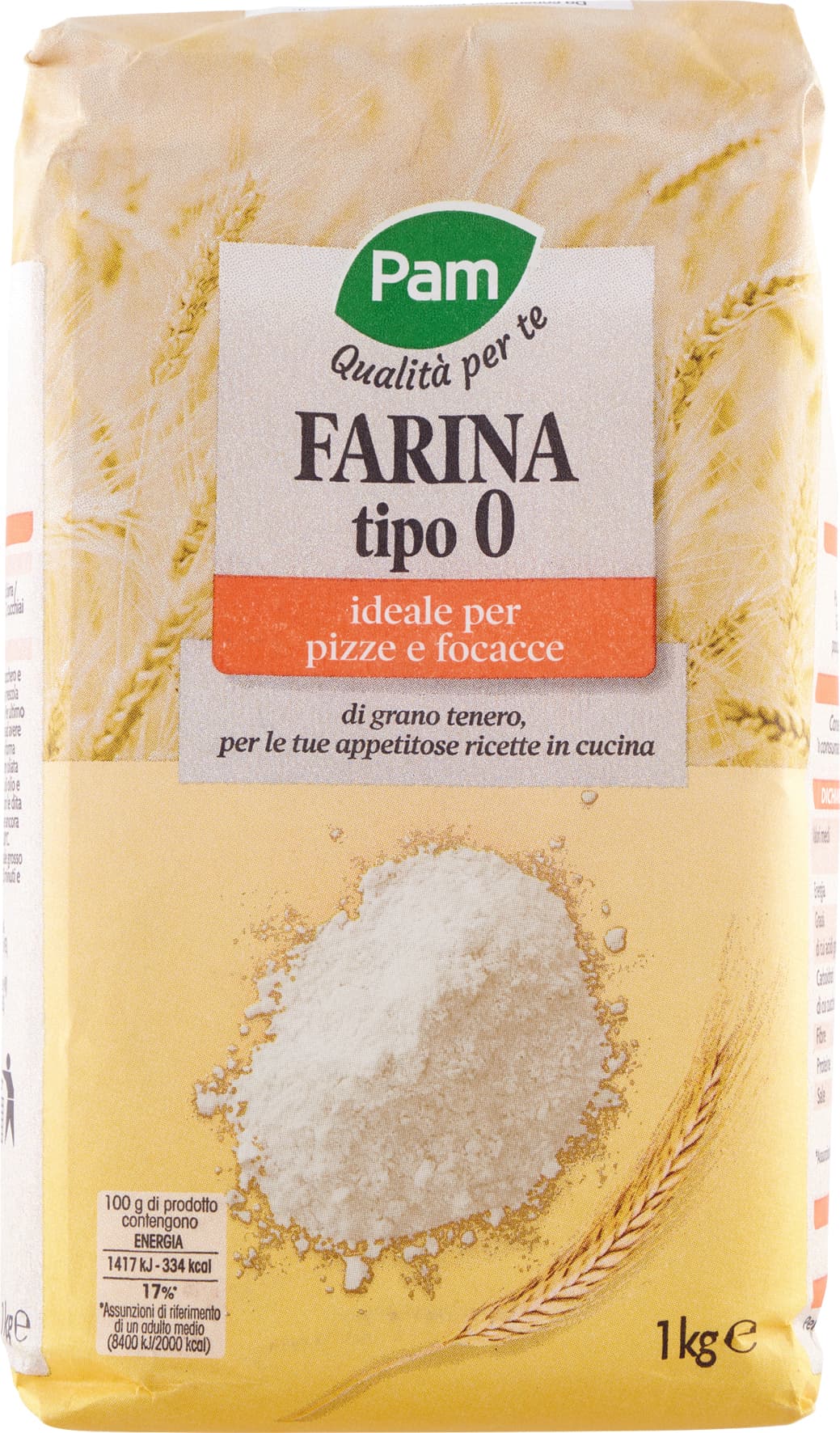 PAM Qualità per te Farina tipo 0 1 kg – immagine 1