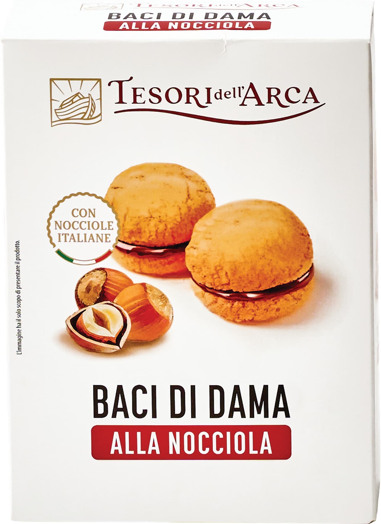 Tesori dell'arca baci di dama alla nocciola 150 g – immagine 1