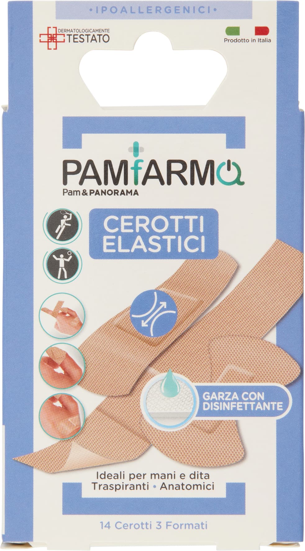 PAM PANORAMA Cerotti Elastici 3 Formati 14 pz – immagine 1