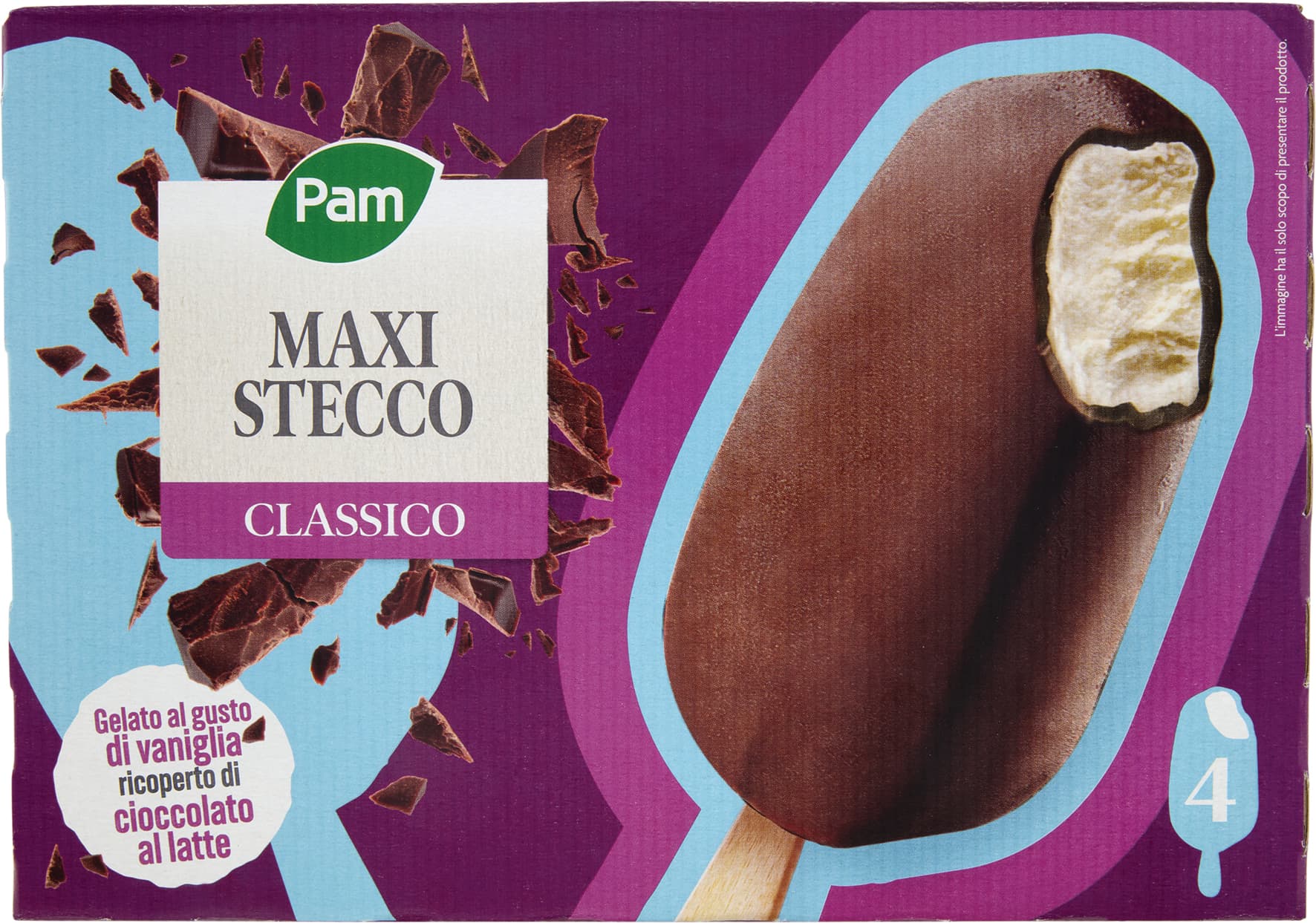PAM Maxi Stecco Classico 4 x 80 g – immagine 1