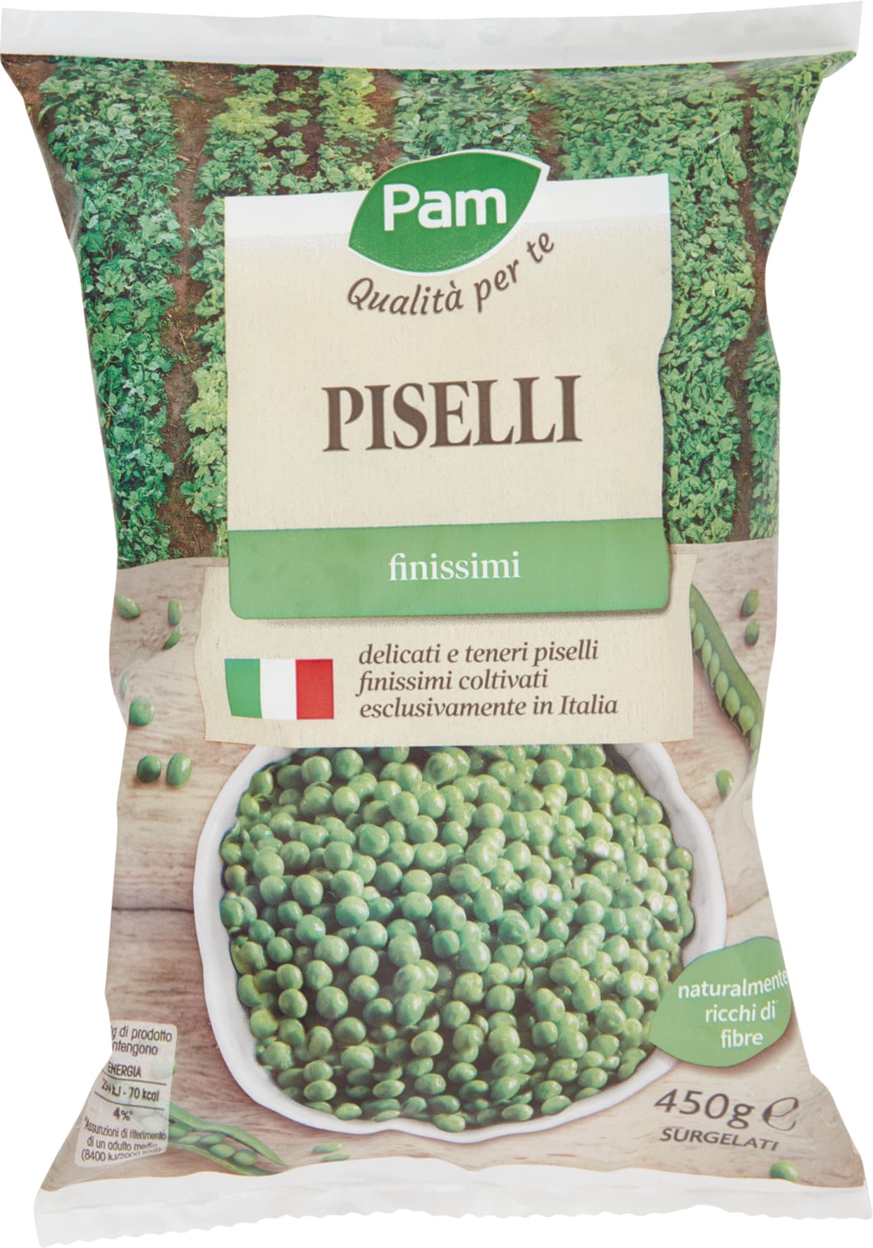 PAM PANORAMA Piselli Finissimi surgelati 450 g – immagine 1