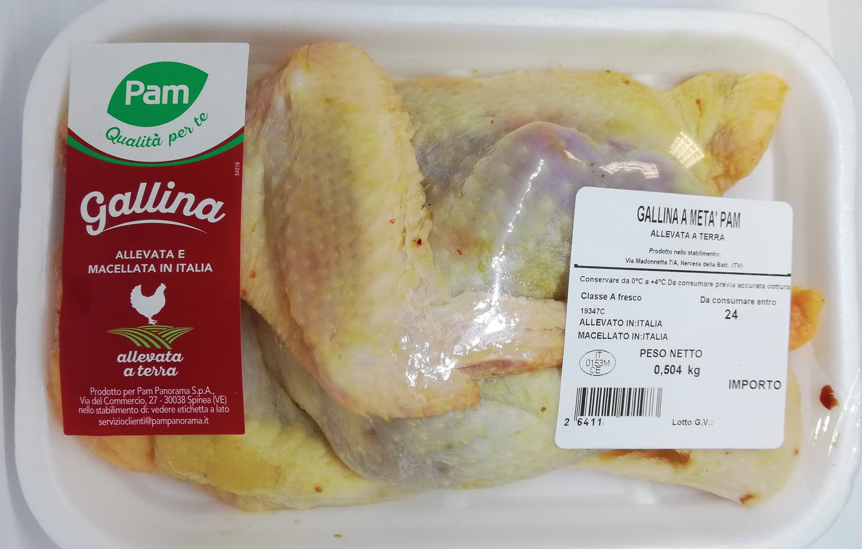 Gallina a metà PAM Qualità per te 500 g – immagine 1