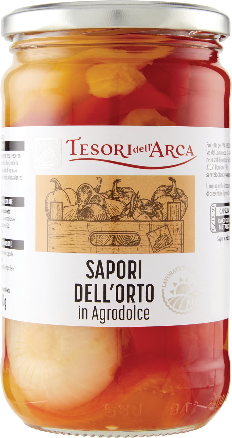 TESORI DELL'ARCA Sapori dell'Orto in Agrodolce 540 g – immagine 1