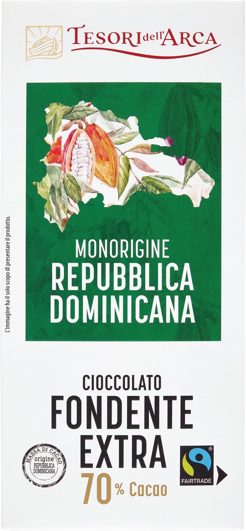TESORI DELL'ARCA Cioccolato Fondente Extra 70% Cacao 100 g – immagine 1