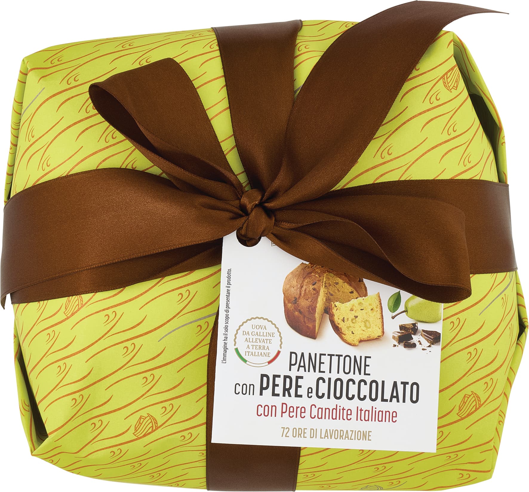 TESORI DELL'ARCA Panettone con Pere e Cioccolato 750 g – immagine 1