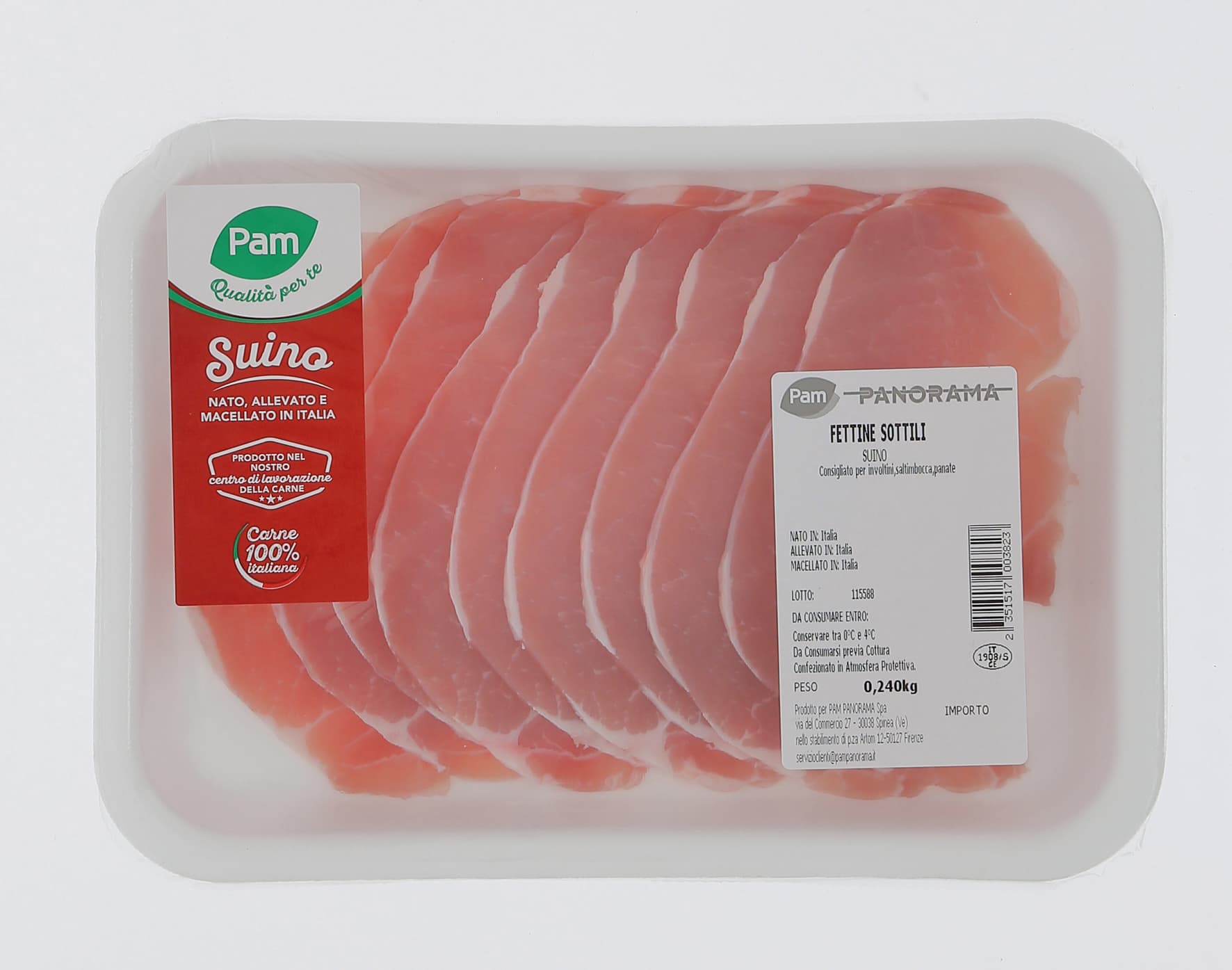 Fette sottili suino italia – immagine 1