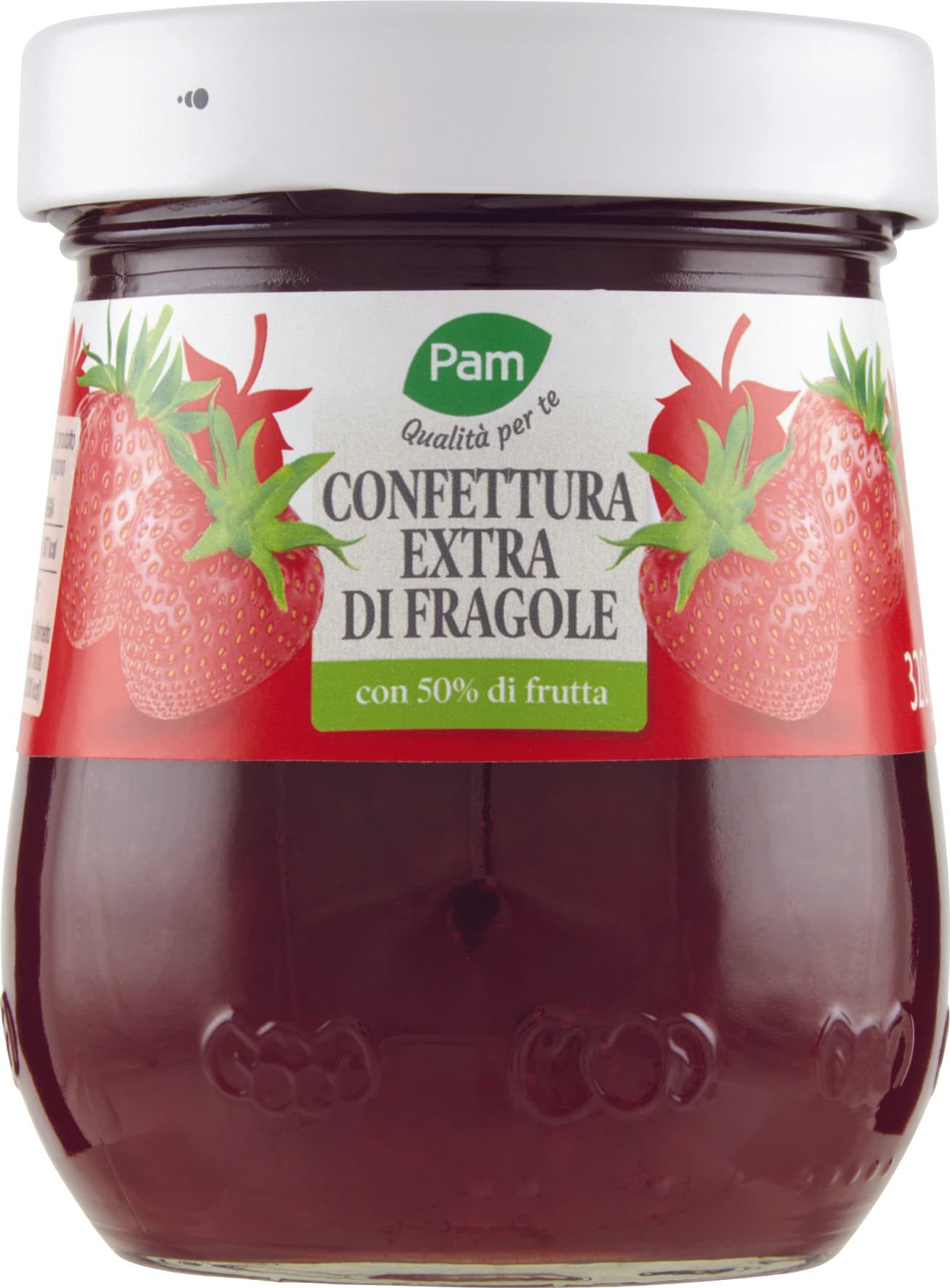 PAM Qualità per te Confettura Extra di fragole 320 g – immagine 1