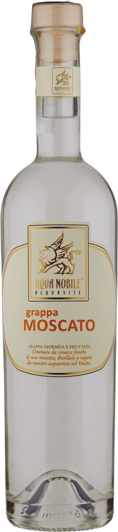 Aqua Nobile Grappa Moscato 50 cl – immagine 1