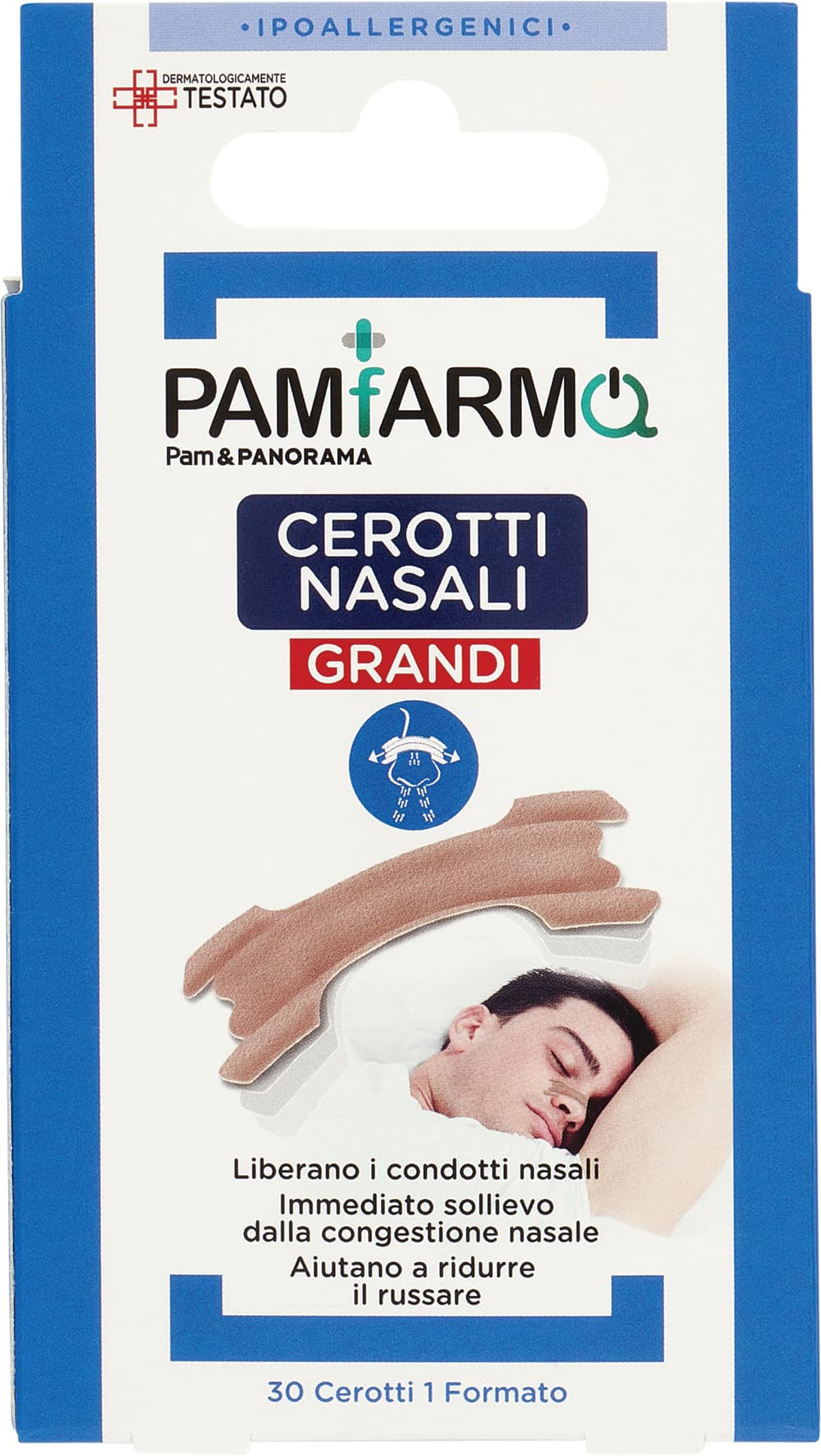 PAMFARMA Cerotti Nasali Grandi 1 Formato 30 pz – immagine 1