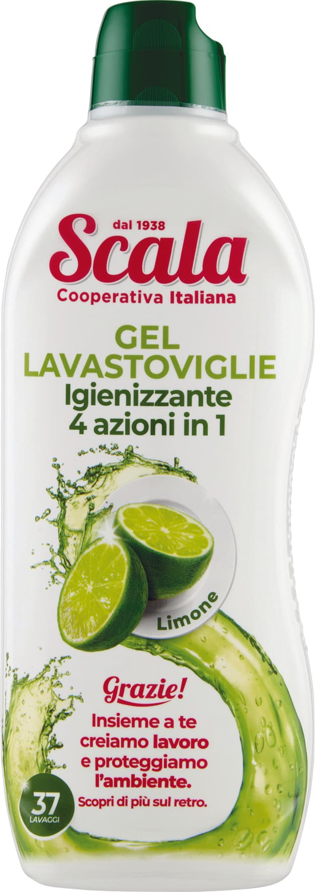 Scala Gel Lavastoviglie Igienizzante 4 azioni in 1 Limone 750 ml – immagine 1