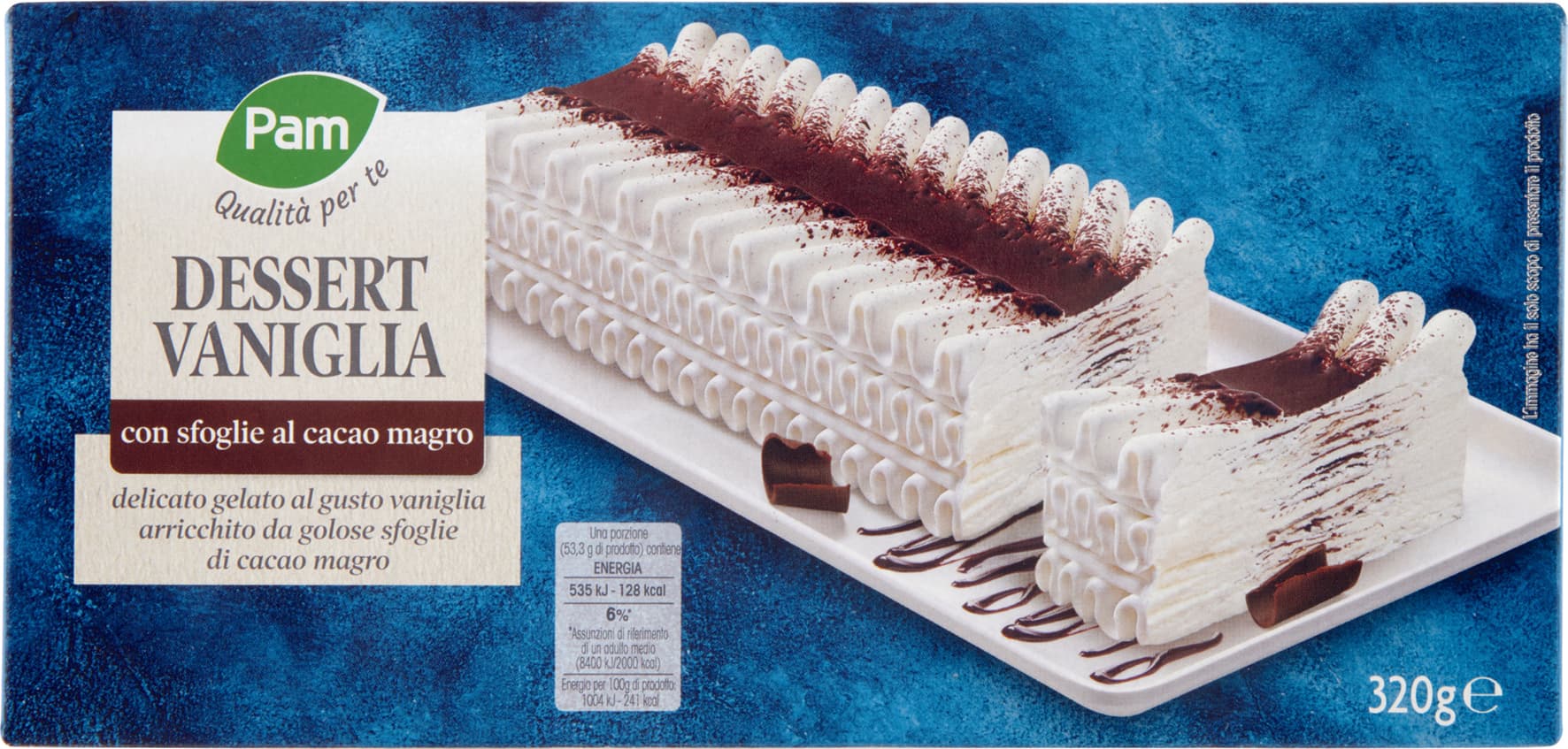 PAM PANORAMA Dessert vaniglia 320 g – immagine 1