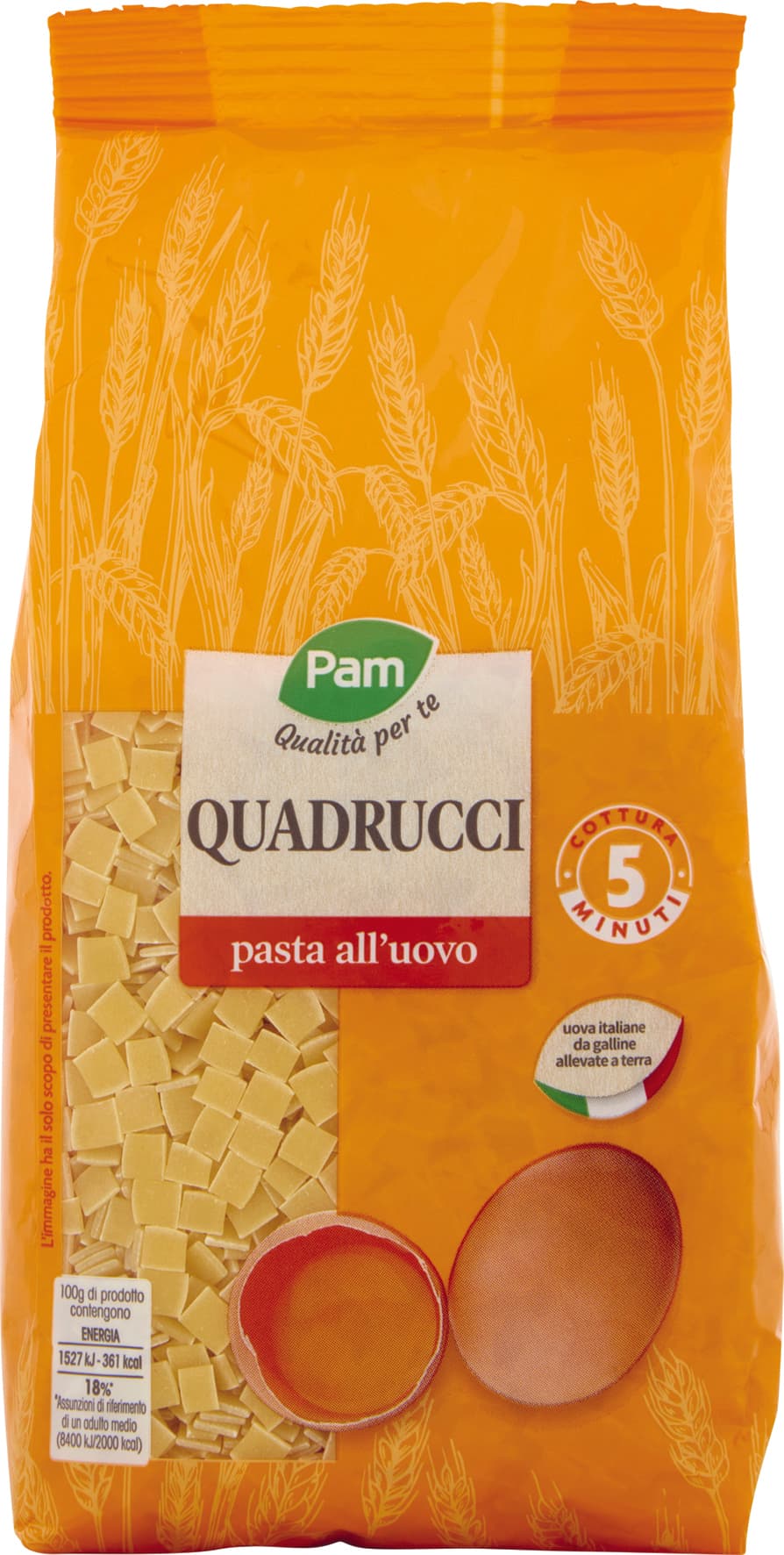 PAM Qualità per te Quadrucci 250 g – immagine 1