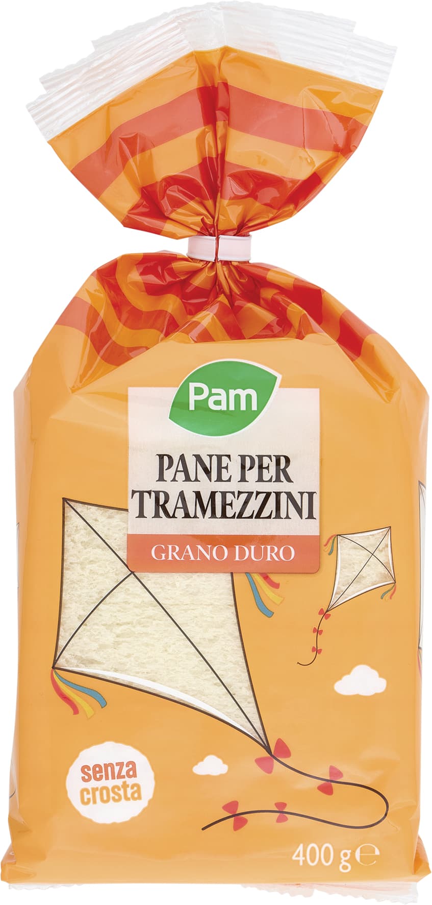PAM Pane per Tramezzini Grano Duro 400 g – immagine 1