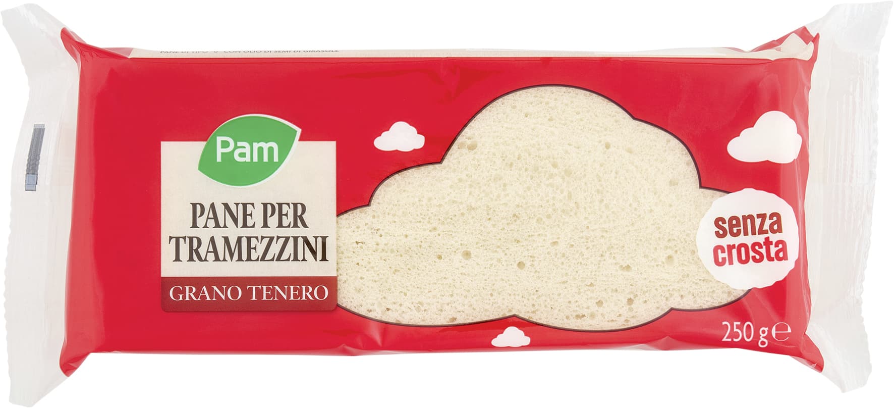 PAM Pane per Tramezzini Grano Tenero 250 g – immagine 1