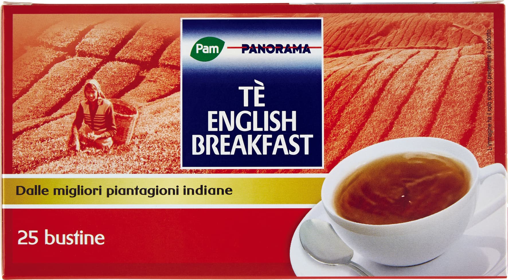 PAM PANORAMA Tè English Breakfast 50g (2g x 25) – immagine 1