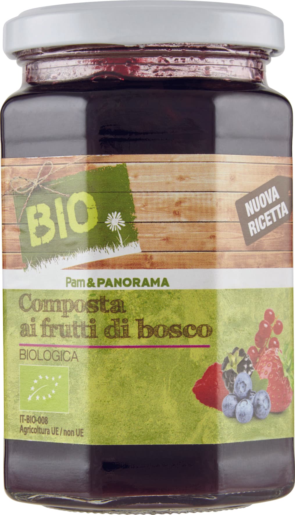 BIO Composta ai frutti di bosco Biologica 320 g – immagine 1