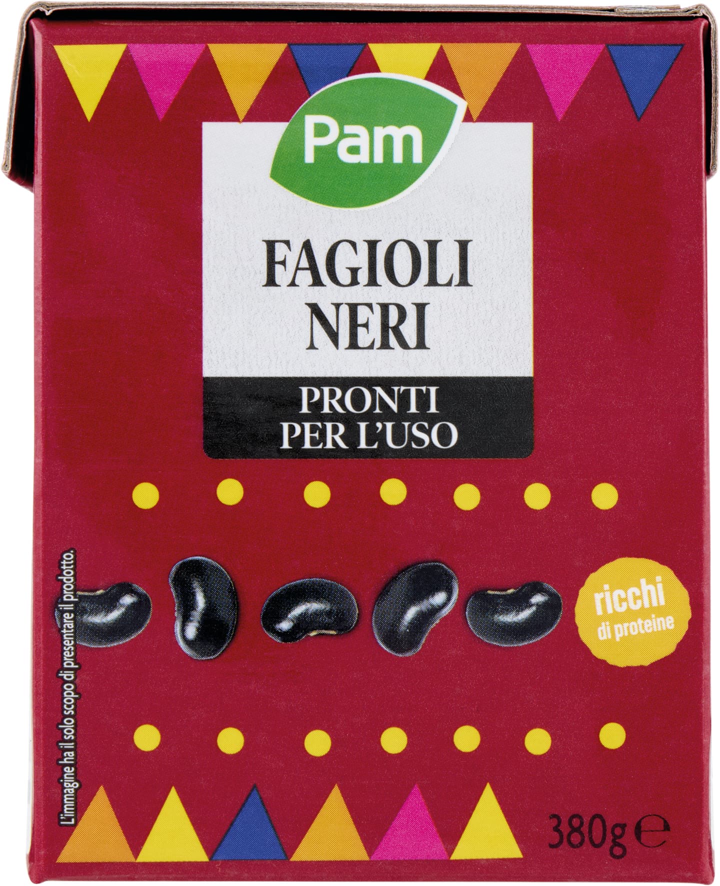 PAM Fagioli Neri 380 g – immagine 1