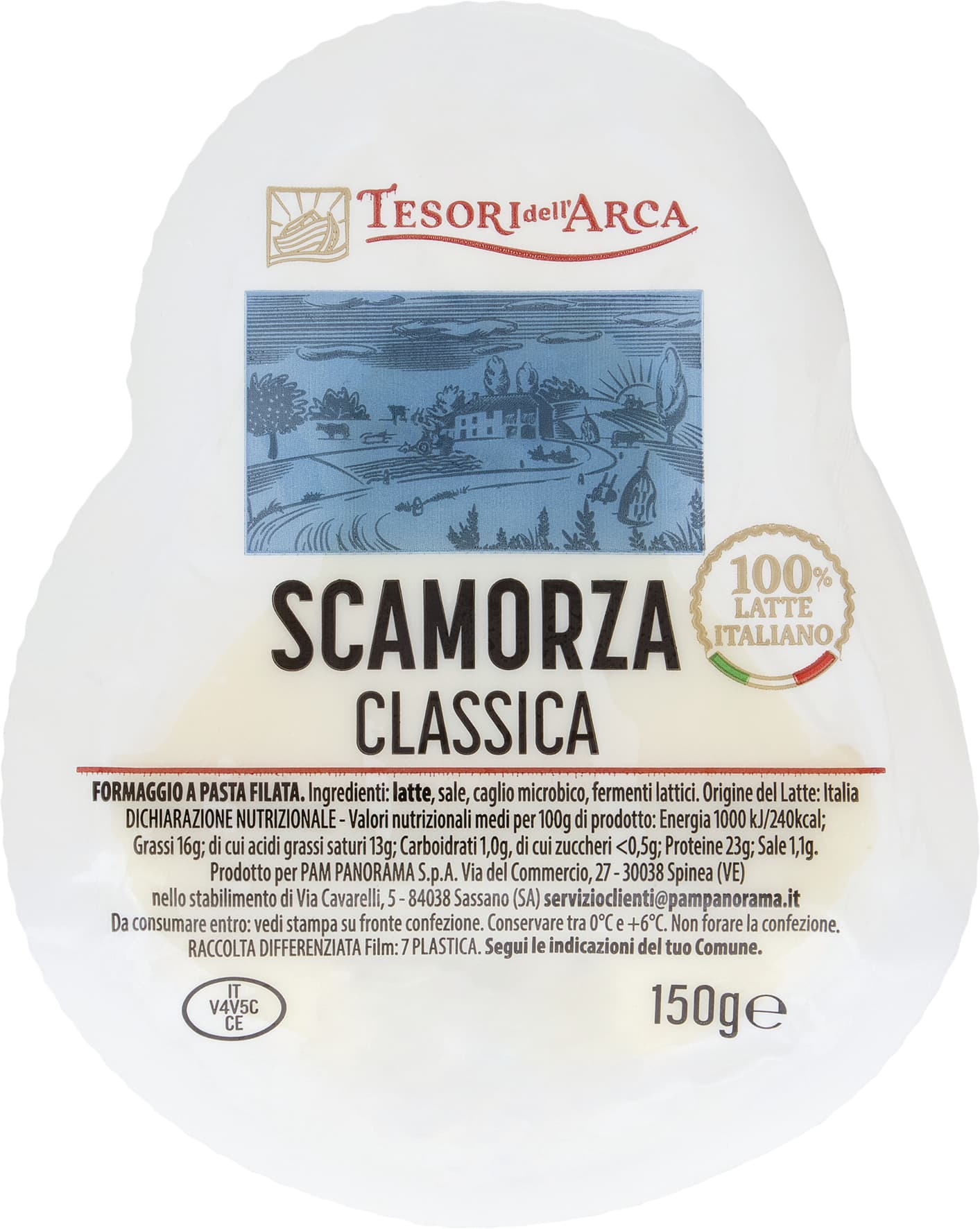TESORI DELL'ARCA Scamorza Classica 150 g – immagine 1