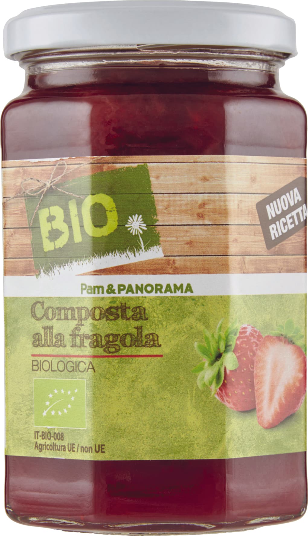 BIO Composta alla fragola Biologica 320 g – immagine 1
