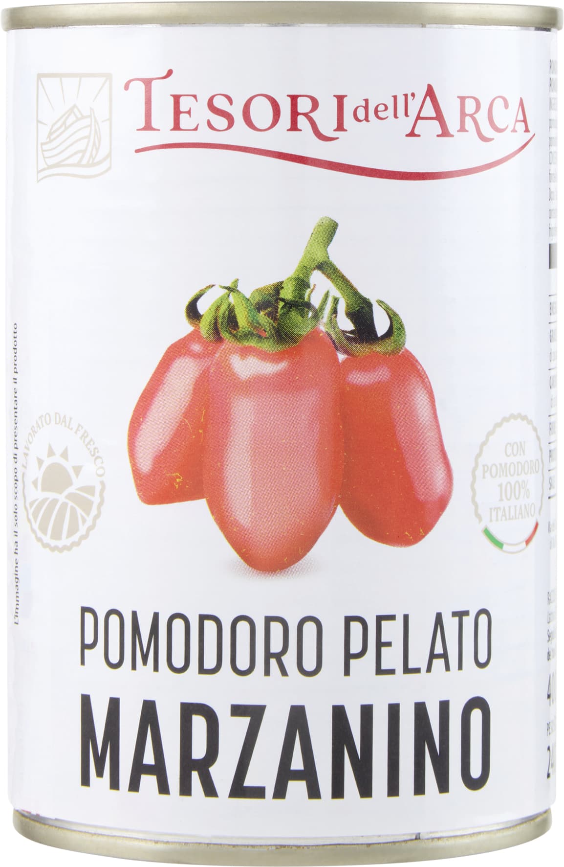 TESORI DELL'ARCA Pomodoro Pelato Marzanini 400 g – immagine 1