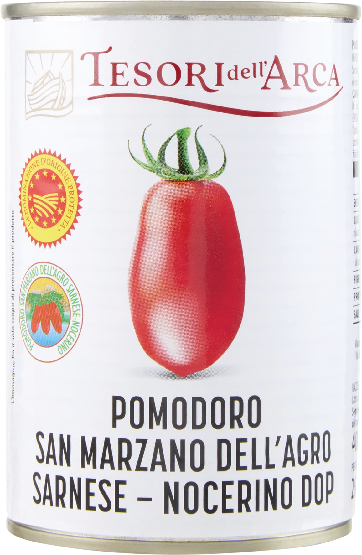 TESORI DELL'ARCA Pomodoro San Marzano dell'Agro Sarnese - Nocerino DOP 400 g – immagine 1